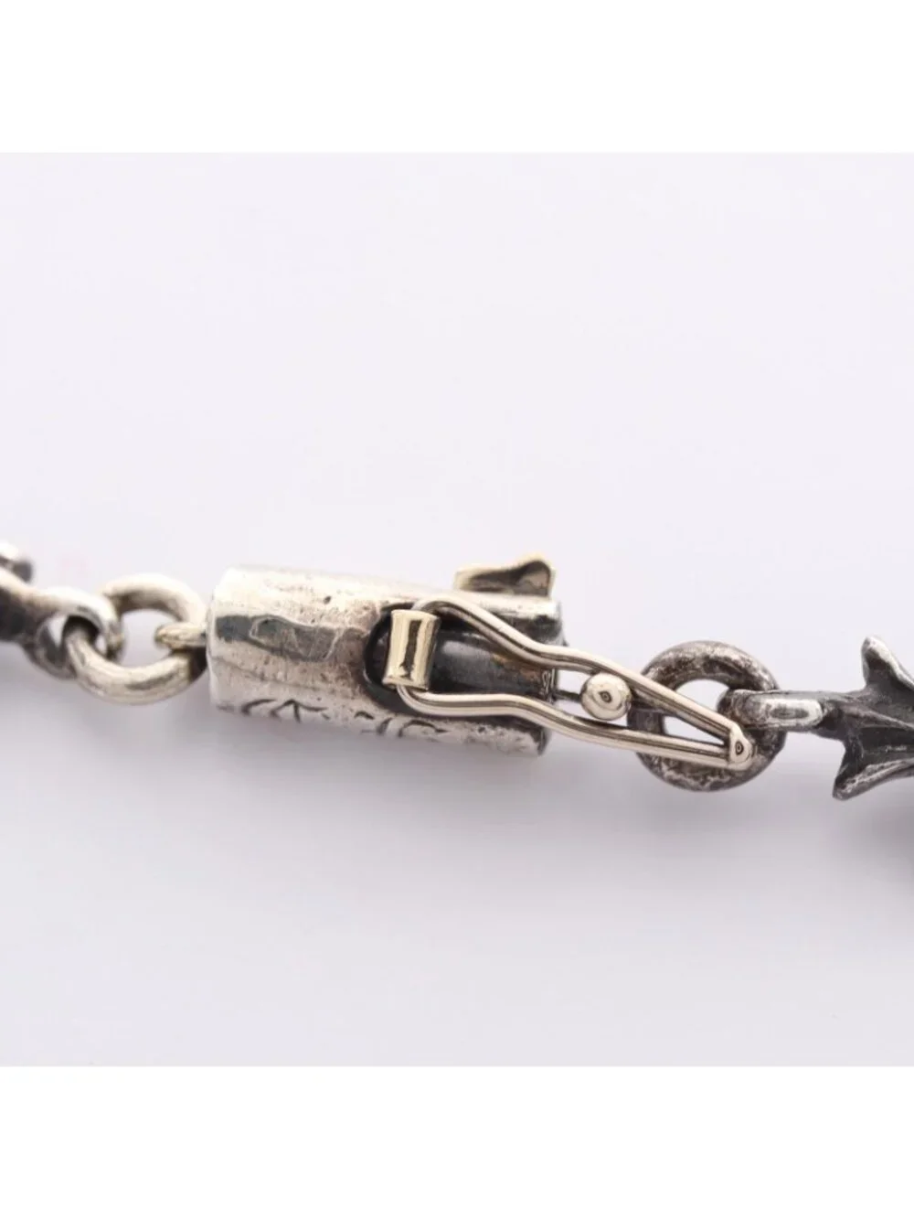 Chrome Hearts Bracelet Tiny CH Plus 925 Sterling Silver